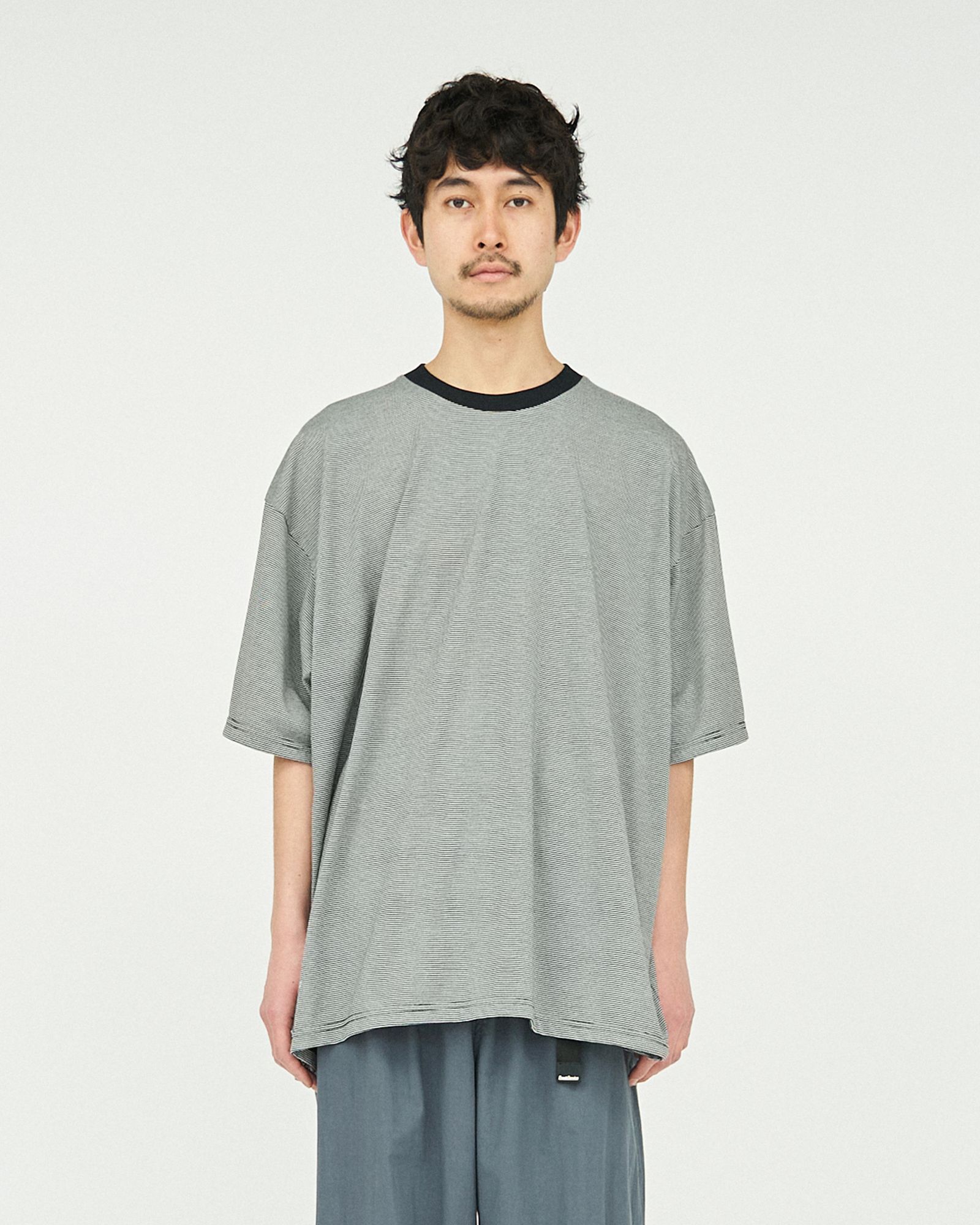 フレッシュサービス MICRO BORDER S/S TEE (FSC251-70115)WHITE×BLACK☆3月15日(土)発売！