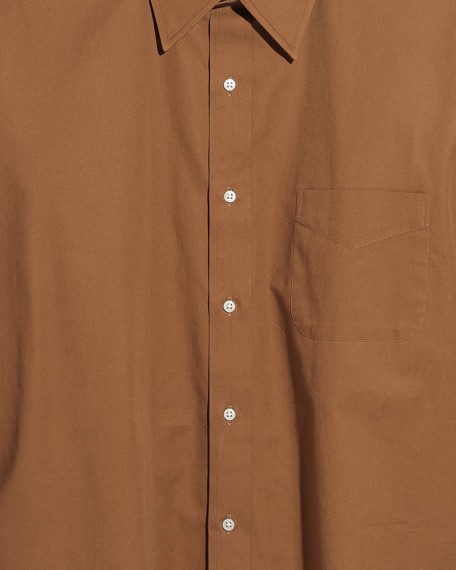 ファウンダ 25AW REGULAR COLLAR SHIRT(015FD252001)MOCHA