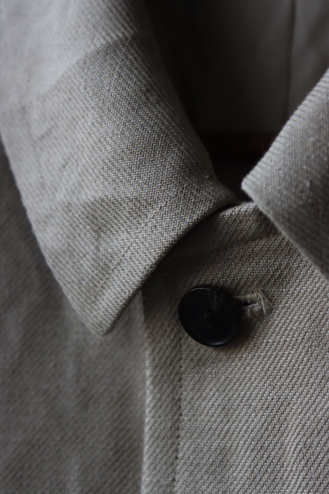 アプレッセ23SSコート Linen Half Coat(23SAP-01-06H)BEIGE