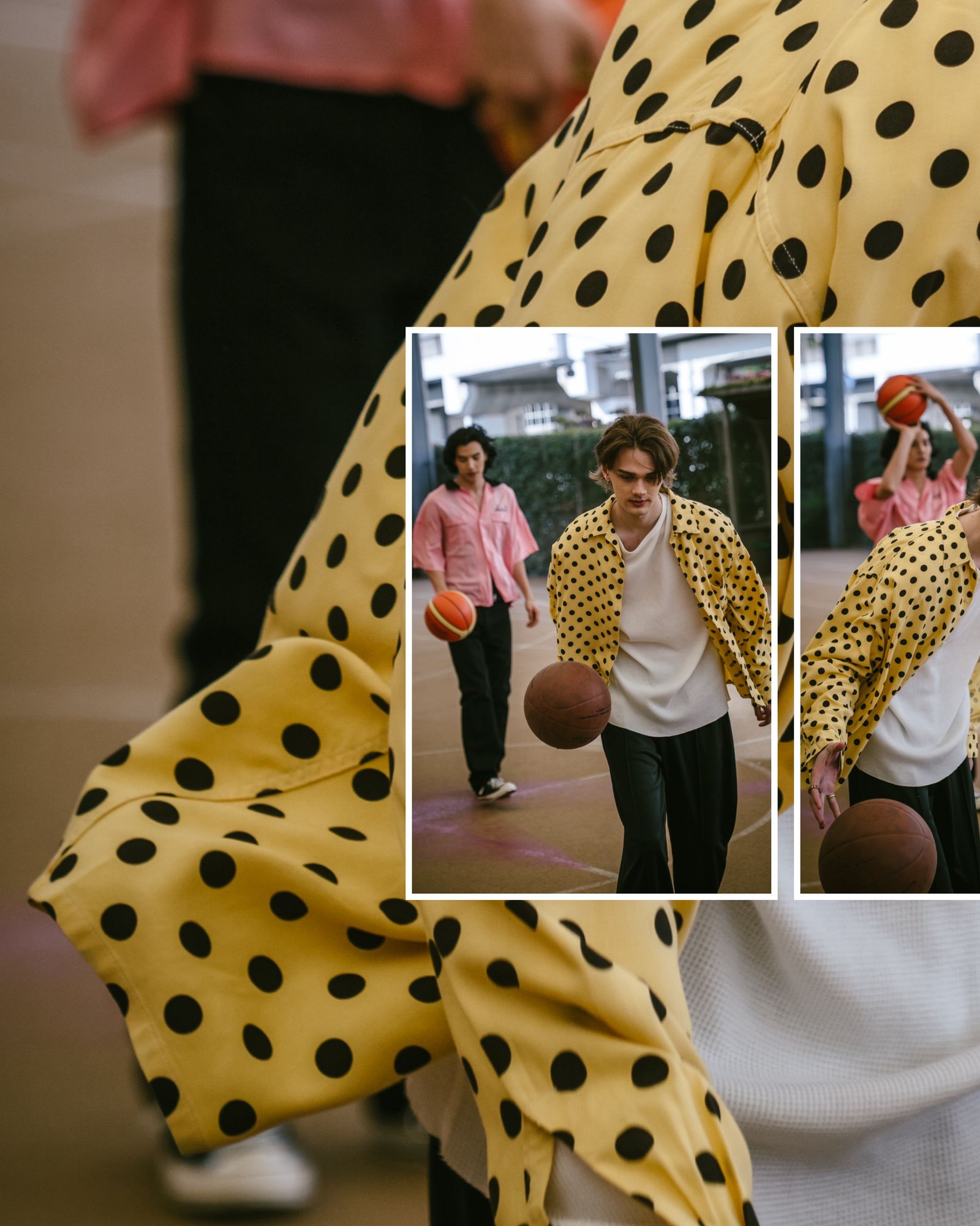 セントマイケル 26SS RAYON SHIRT/DOT(SM-MK8-0000-047)YELLOW☆3月20日(金)発売！