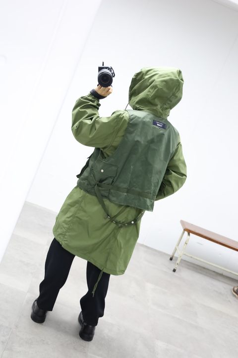 COMME des GARCONS HOMME 26FW リバーシブルモッズコートスタイル