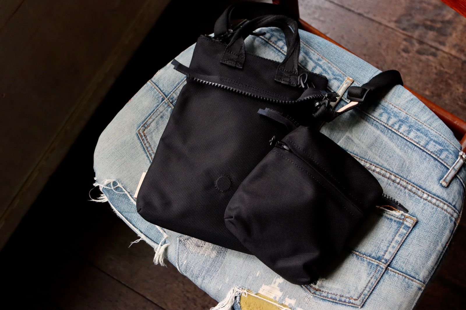 エンダースキーマ 25SA バッグ module shoulder mini(xu-b-msm)black