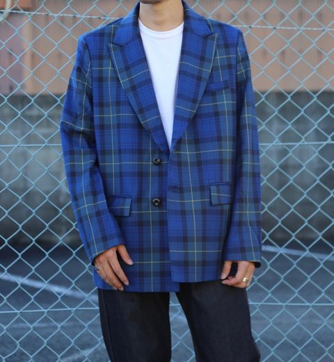 JUNYA WATANABE COMME des GARCONS MAN 綿デニム×ウールツイードLevi′s Wネームデニムパンツ Style.2020.8.30.