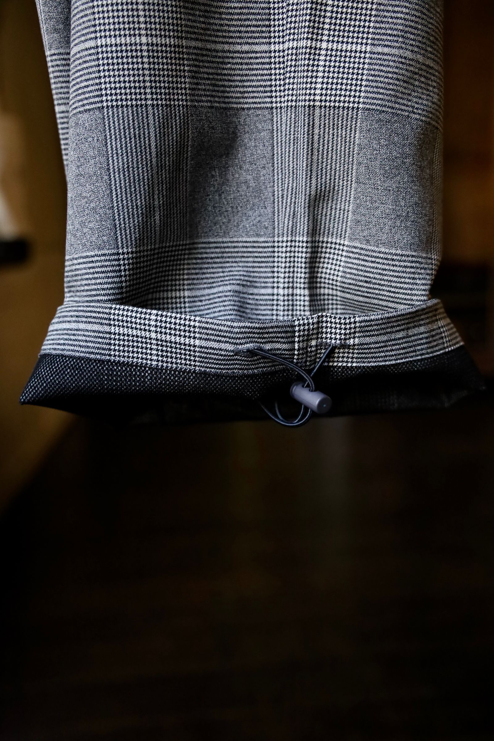 フレッシュサービス TECH WOOL TRACK PANTS(FSC244-40172)GRAY CHECK☆再入荷しました！