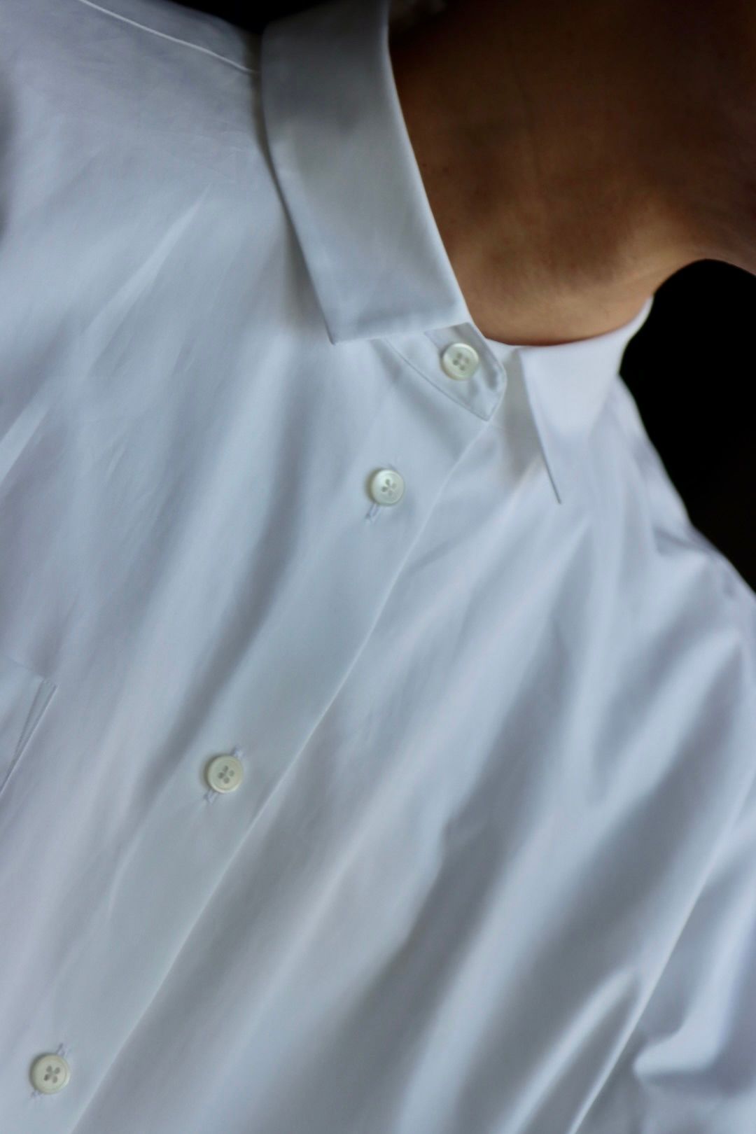 ATON - エイトン23SSシャツ SUVIN BROAD STANDARD SHIRT(WHITE) | mark