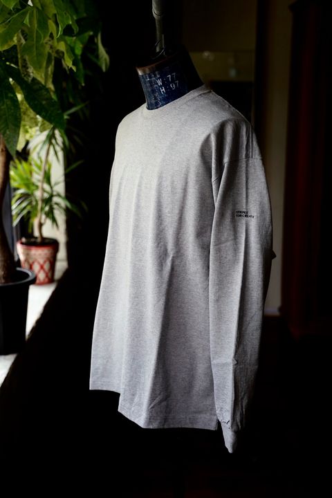 S.F.C 25FW エスエフシー NEW BASIC LS TEE(SFCFW25CS08)Grey M☆9月20日(土)発売！