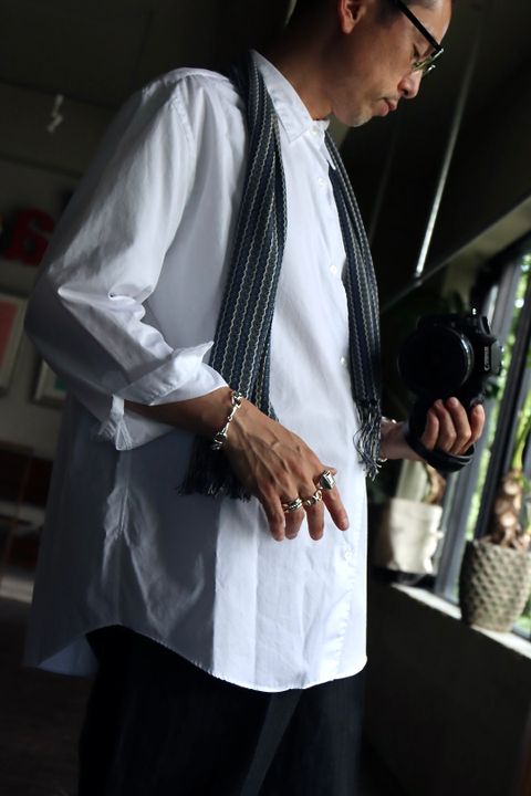 A.PRESSE アプレッセ22FW Double Breasted Jacketスタイル
