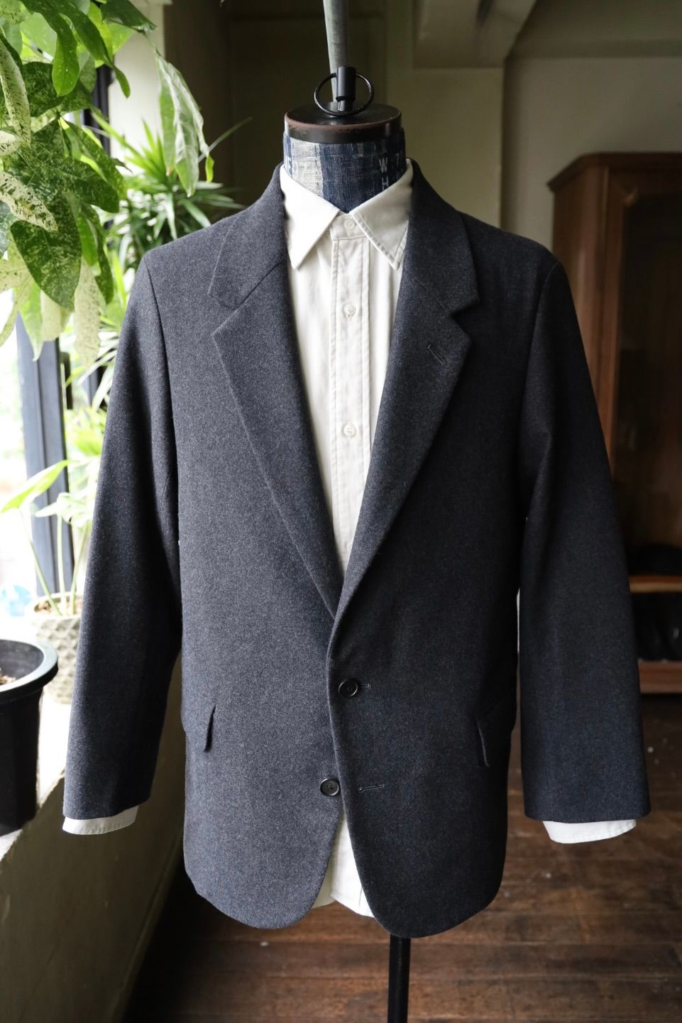 アプレッセ 2025 STYLE2 Wool Flannel Jacket(25AAP-01-34)CHARCOAL☆9月27日(土)発売！