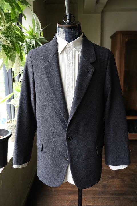 アプレッセ 2025 STYLE2 Wool Flannel Jacket(25AAP-01-34)CHARCOAL☆9月27日(土)発売！