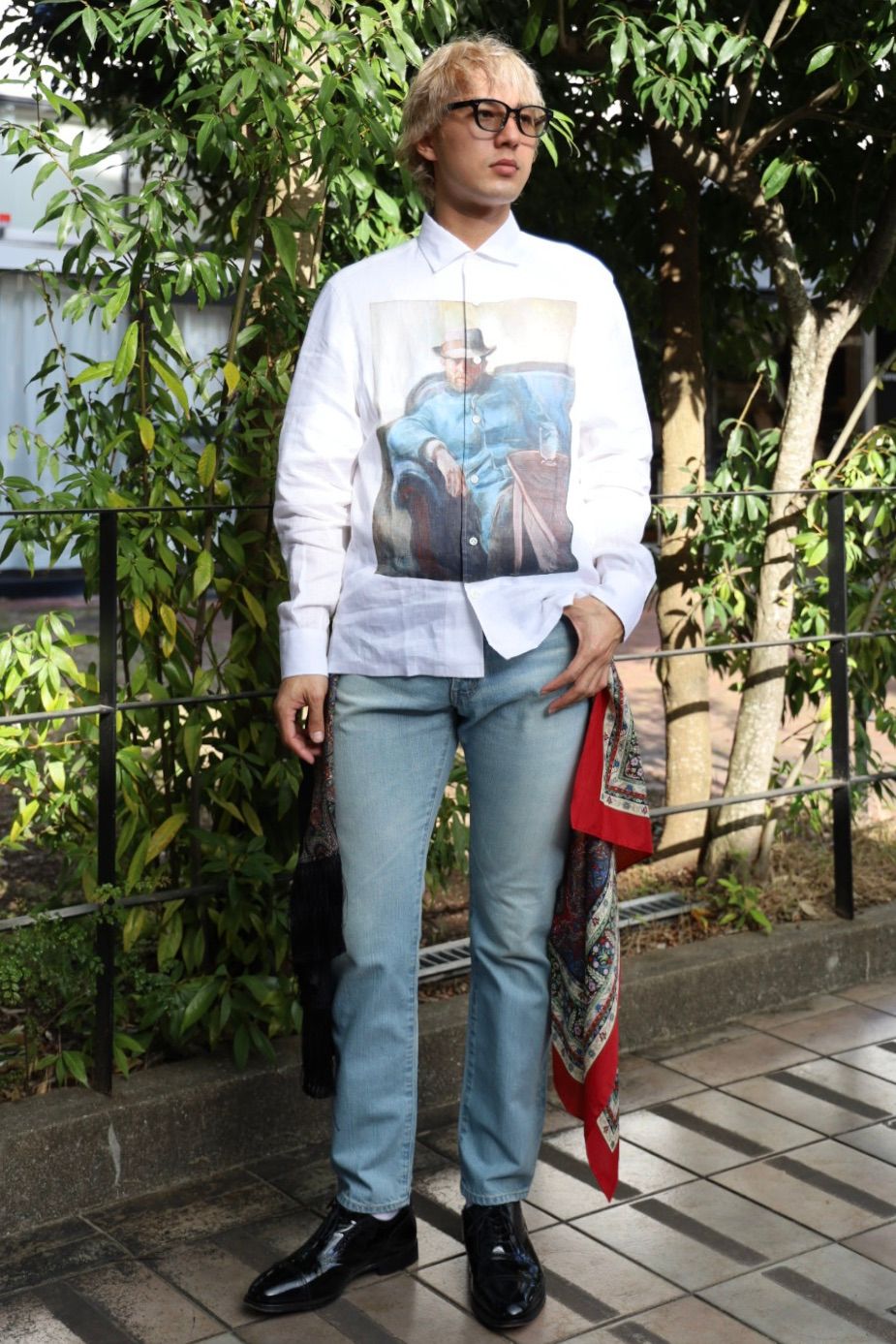 ジュンヤワタナベマン 26SS MARIA SANTANGELO 製品プリントシャツ(WQ-B009-051)★3月6日(金)発売！