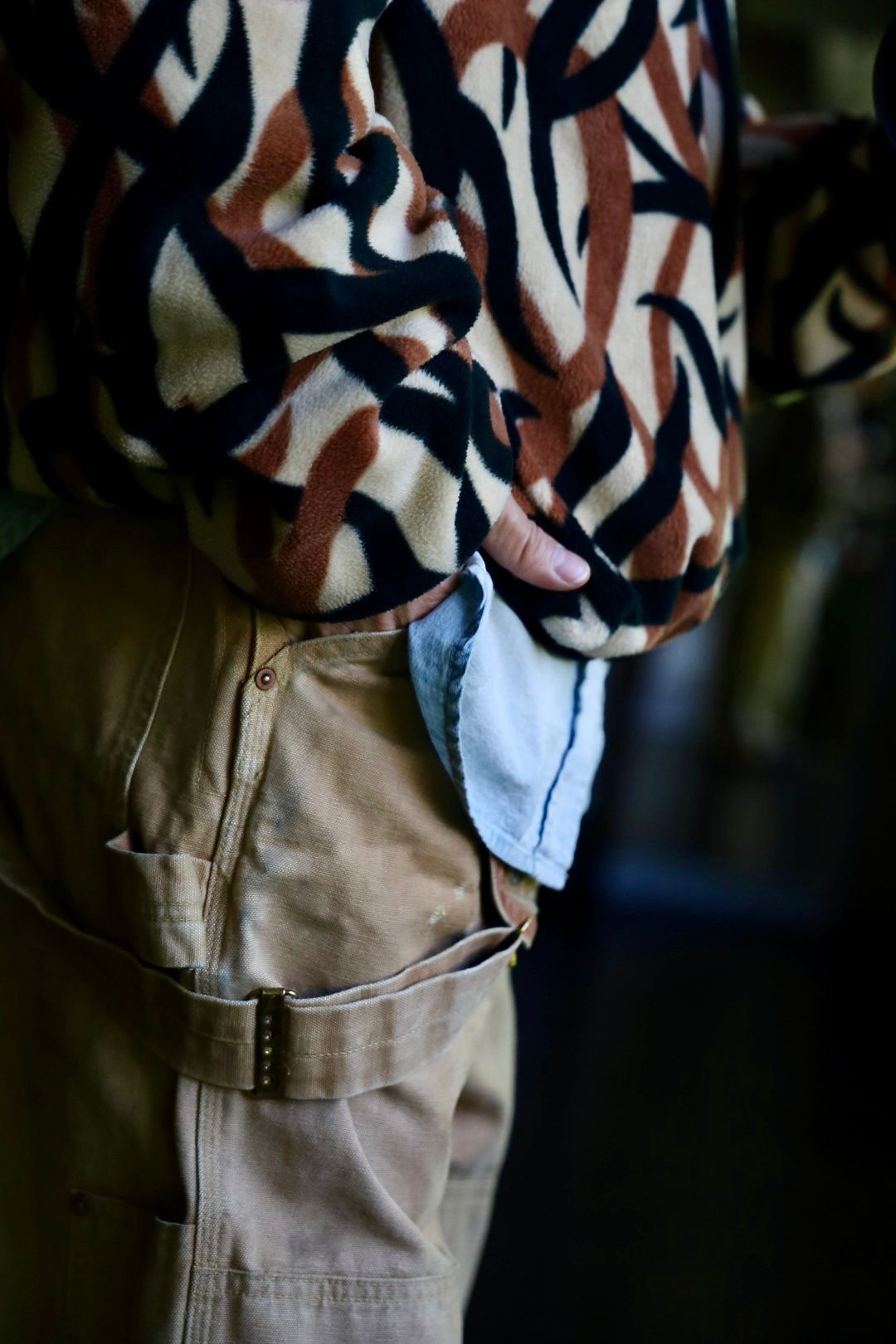 セントマイケル24AW FLEECE PLOVR (SM-YS1-0000-061)CAMO