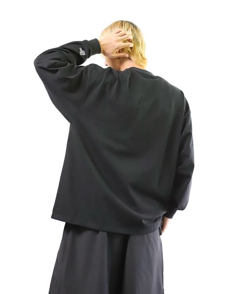 VIBTEX for FreshService 24SS  L/S CREW NECK TEE(BLACK) style 2024.5.17