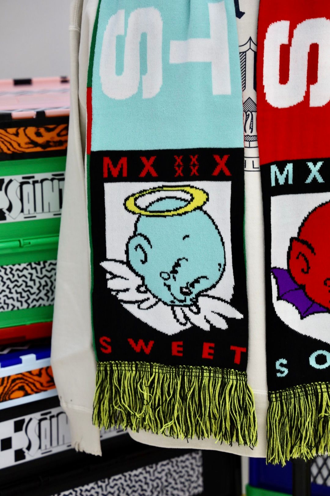 セントマイケル  BABY MICHAEL SCARF(SM-HR1-0000-097)BLACK★10月11日(土)発売！