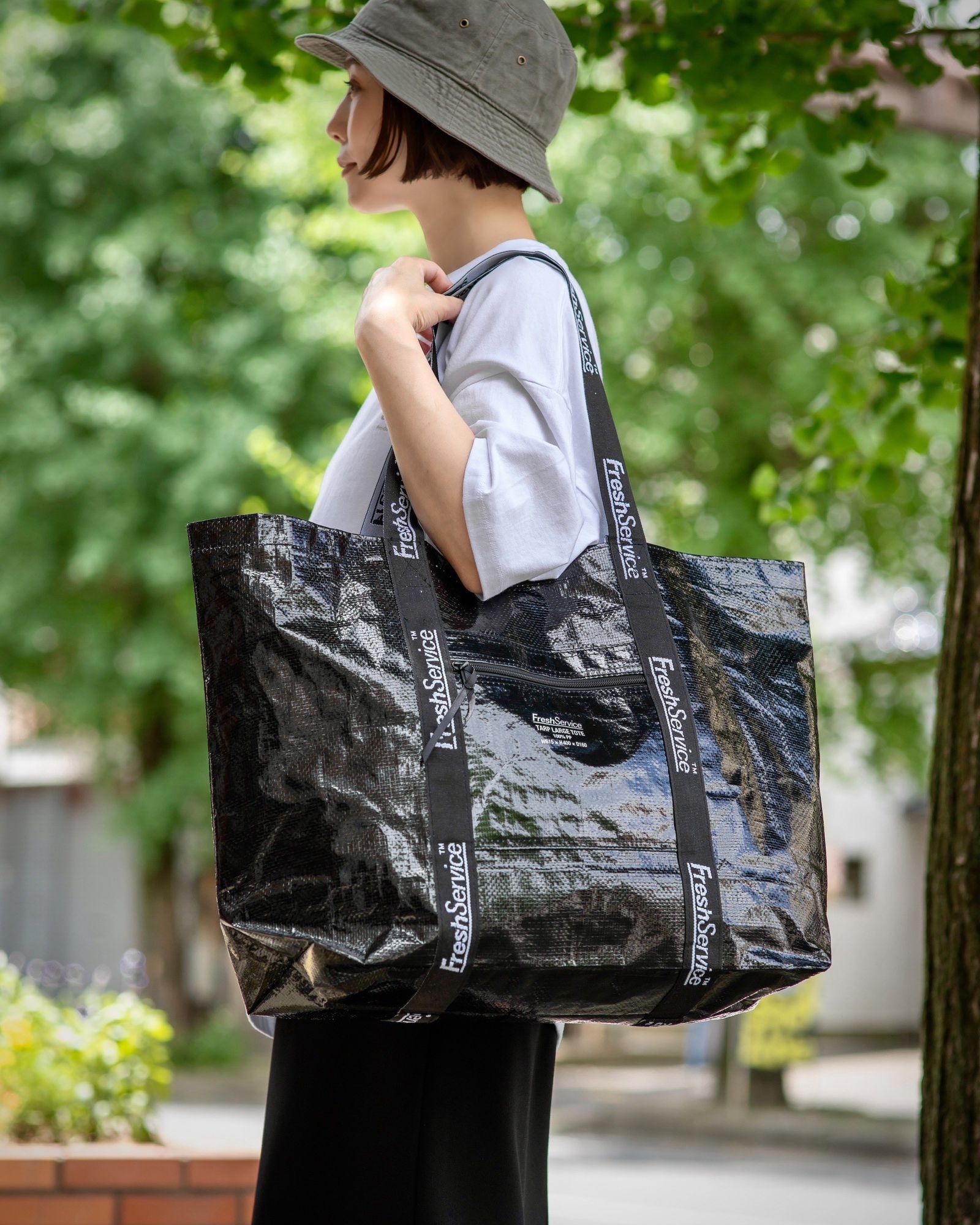 FreshService - フレッシュサービストートバッグ TARP LARGE TOTE (BLACK) | mark