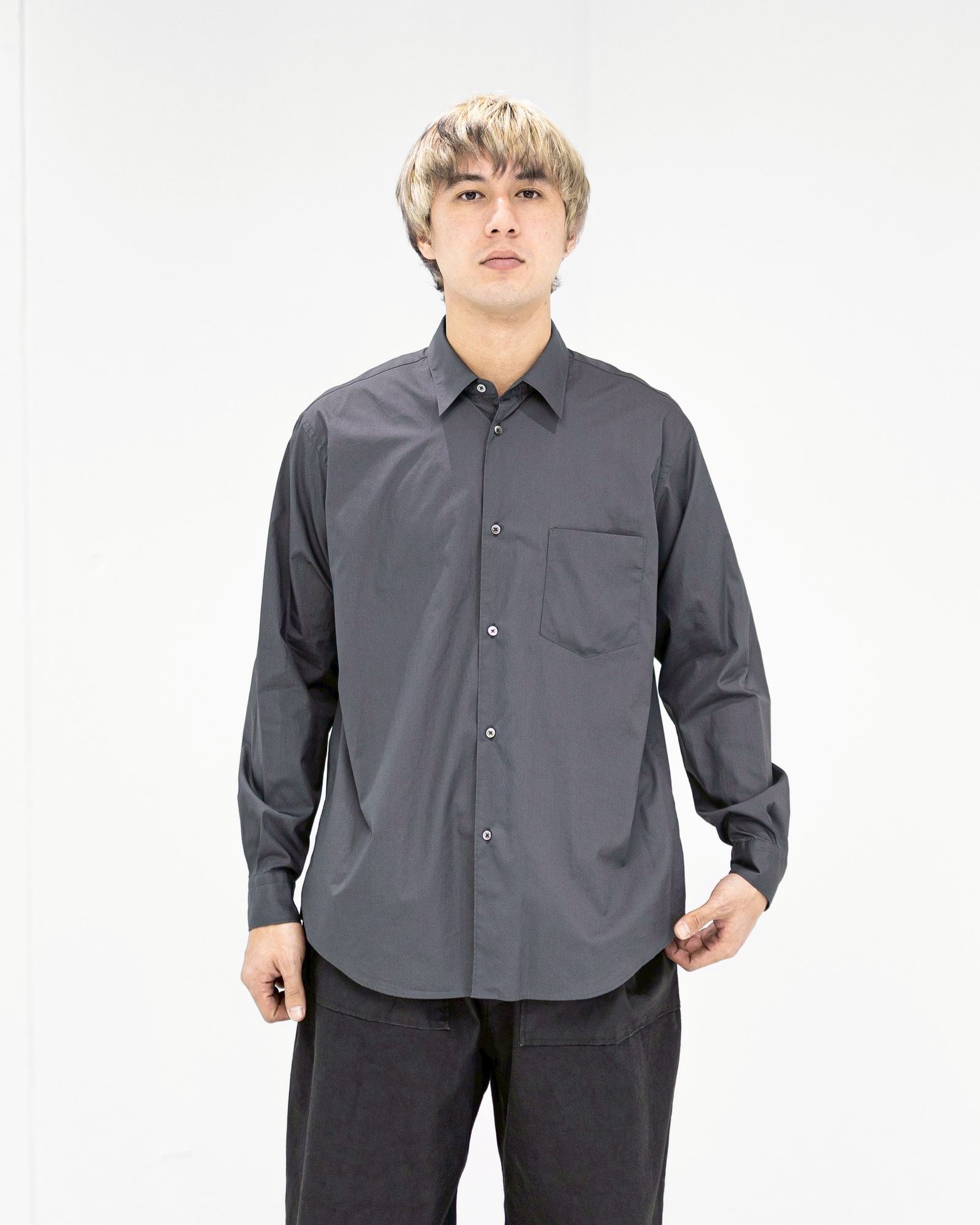 グラフペーパー Broad Regular Collar Shirt 2月14日(土)新作発売！