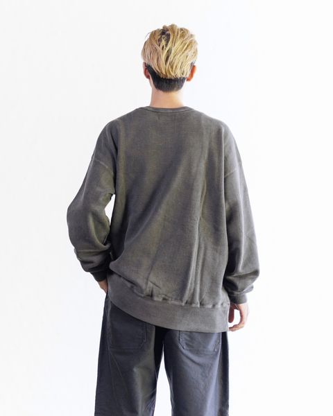 LASTMAN PRINTED CREW NECK "BONE" スタイル