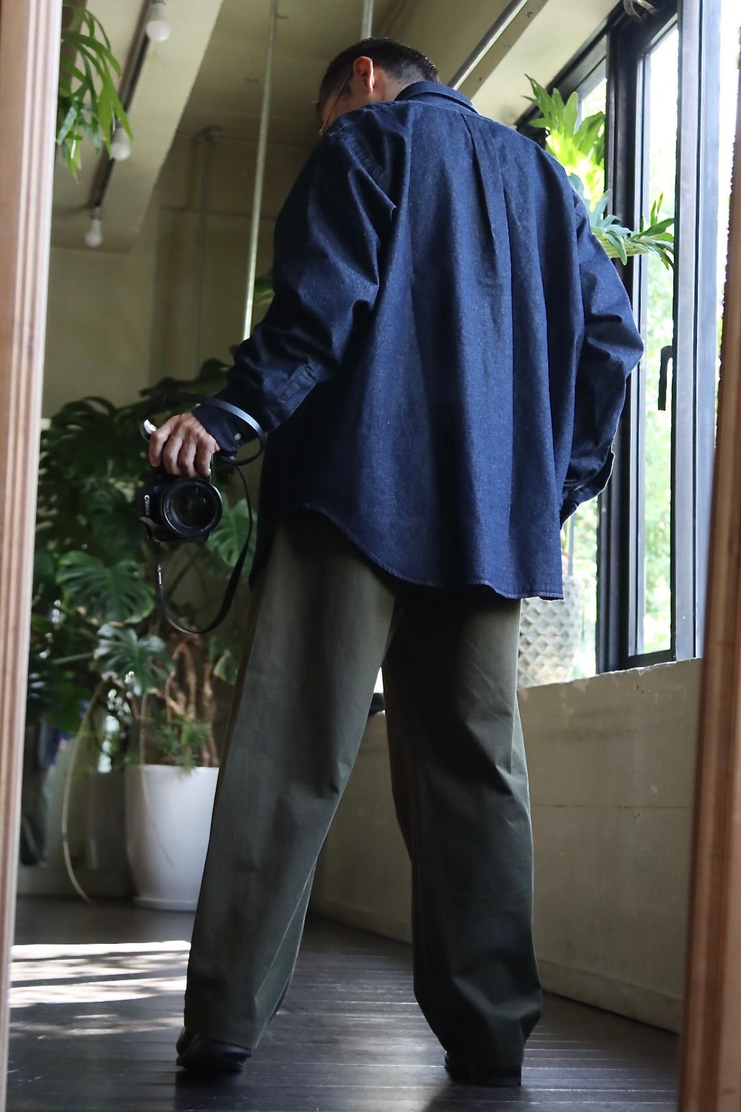 アプレッセ22FW BD Denim Shirtスタイル