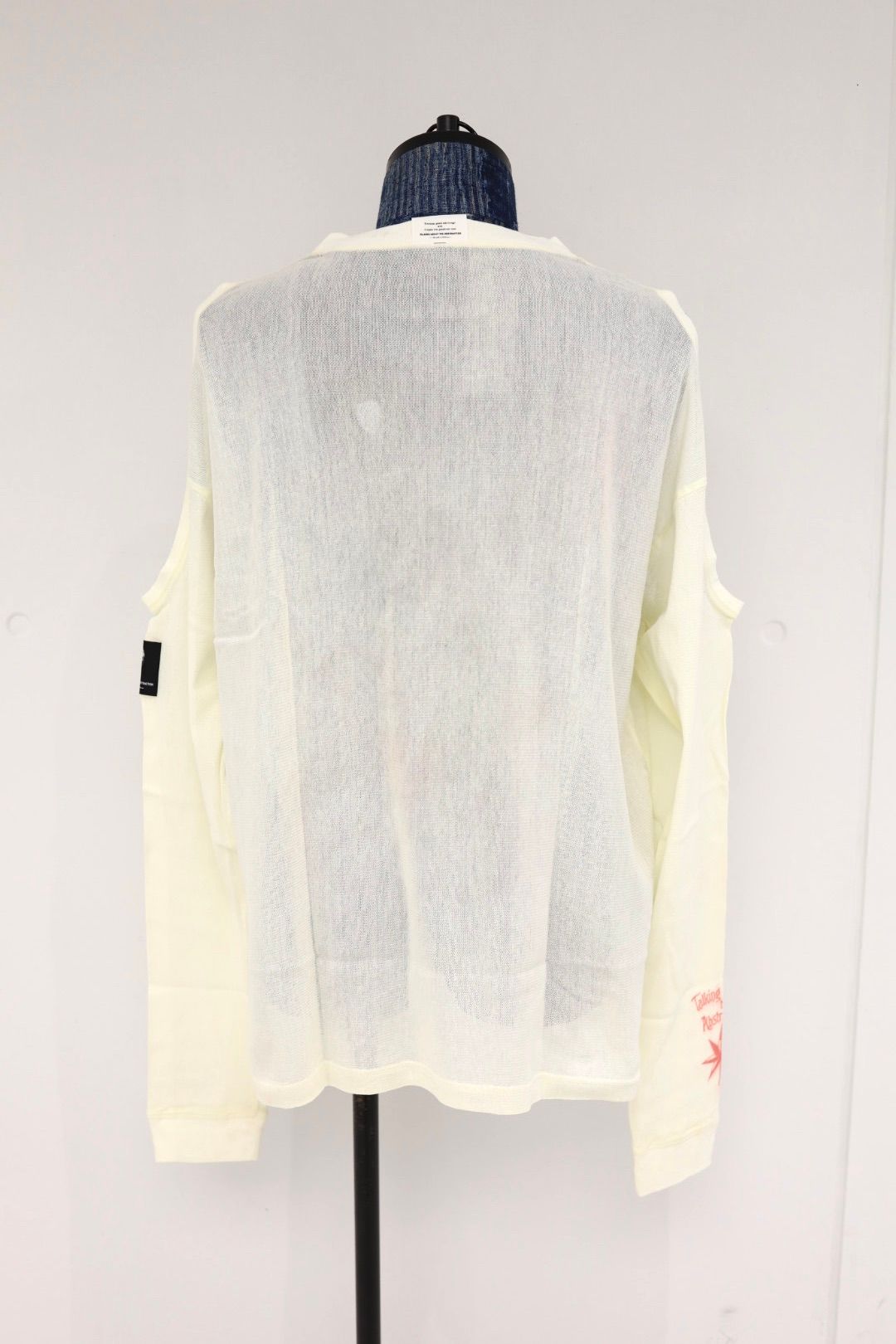 トーキングアバウト ジ アブストラクション WOMENS 26SS OPEN SHOULDEL LS(26SS-LCT-003)WHITE☆新作発売！