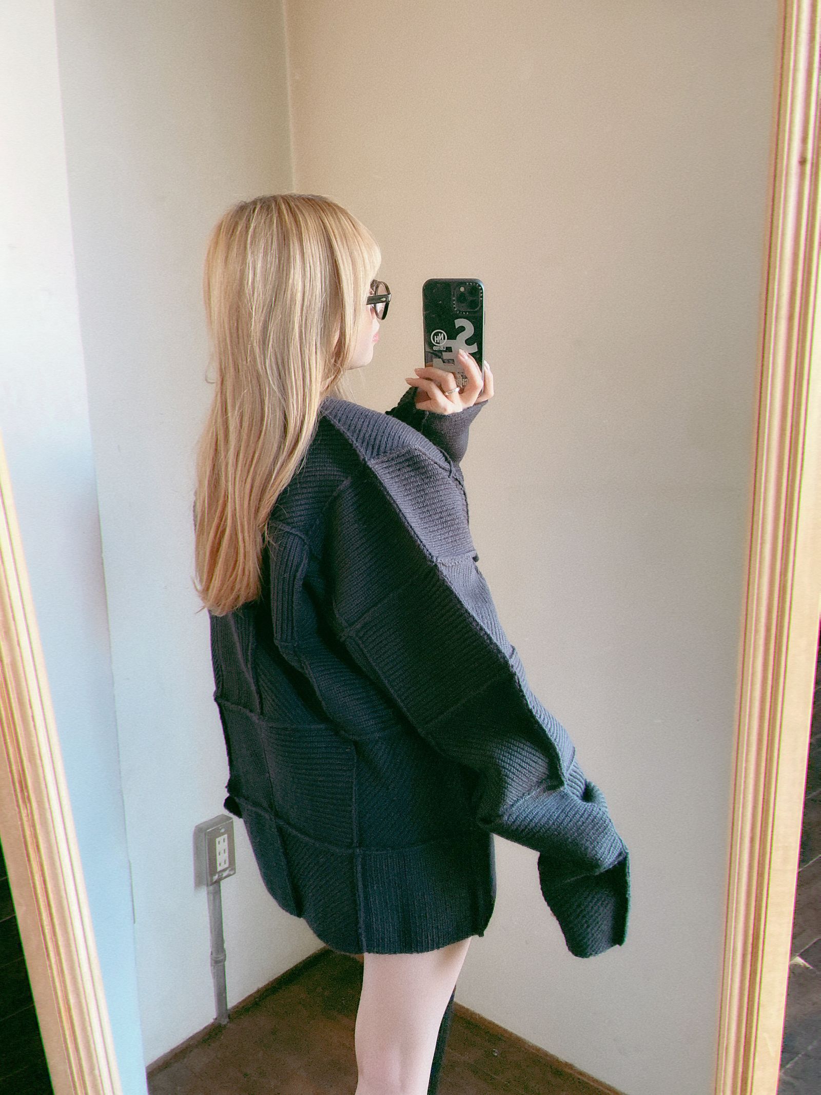 YOKE - ヨーク24SS PATCHWORK RIB BUTTONED CARDIGAN