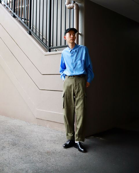 blurhms ブラームス 23FW Cotton Serge 47 Pantsスタイル