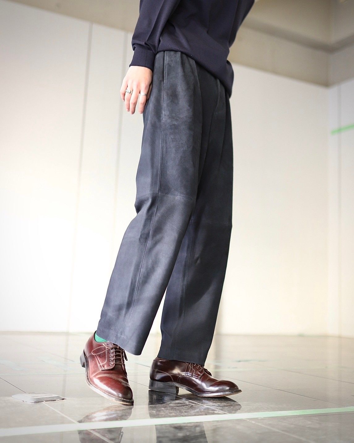 A.PRESSE アプレッセ 2024 Style1 Cashmere High Gauge Crew