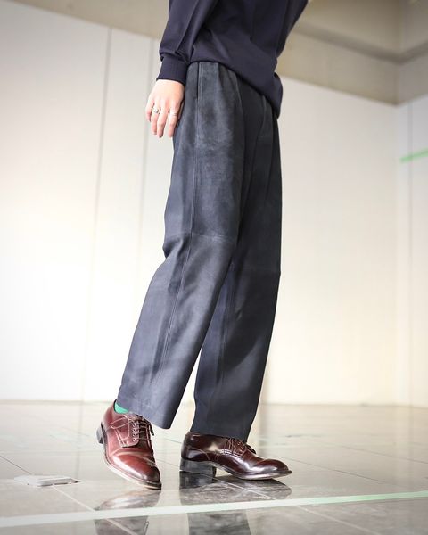 A.PRESSE アプレッセ 2024 Style1 Cashmere High Gauge Crew Neck Sweaterスタイル