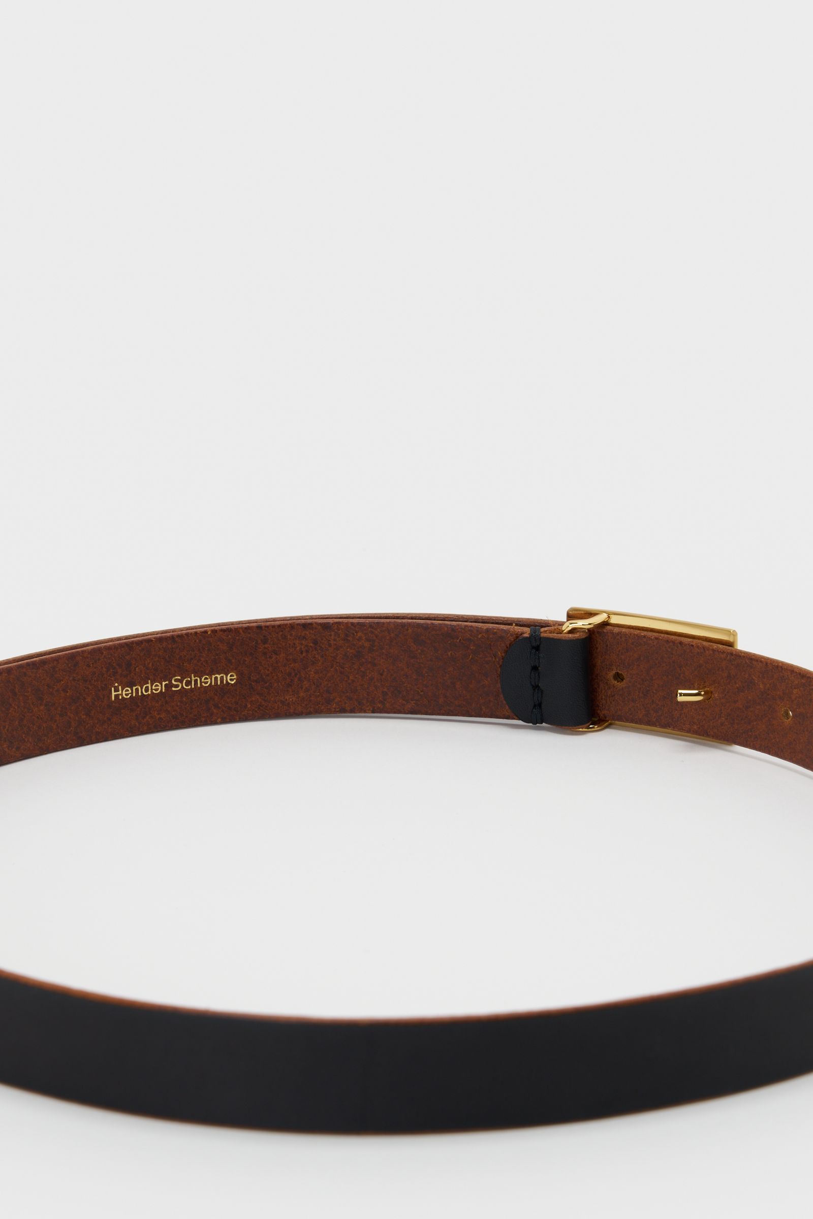 エンダースキーマ ベルト solid buckle belt(zw-c-sbb)black☆8月8日(土)発売！