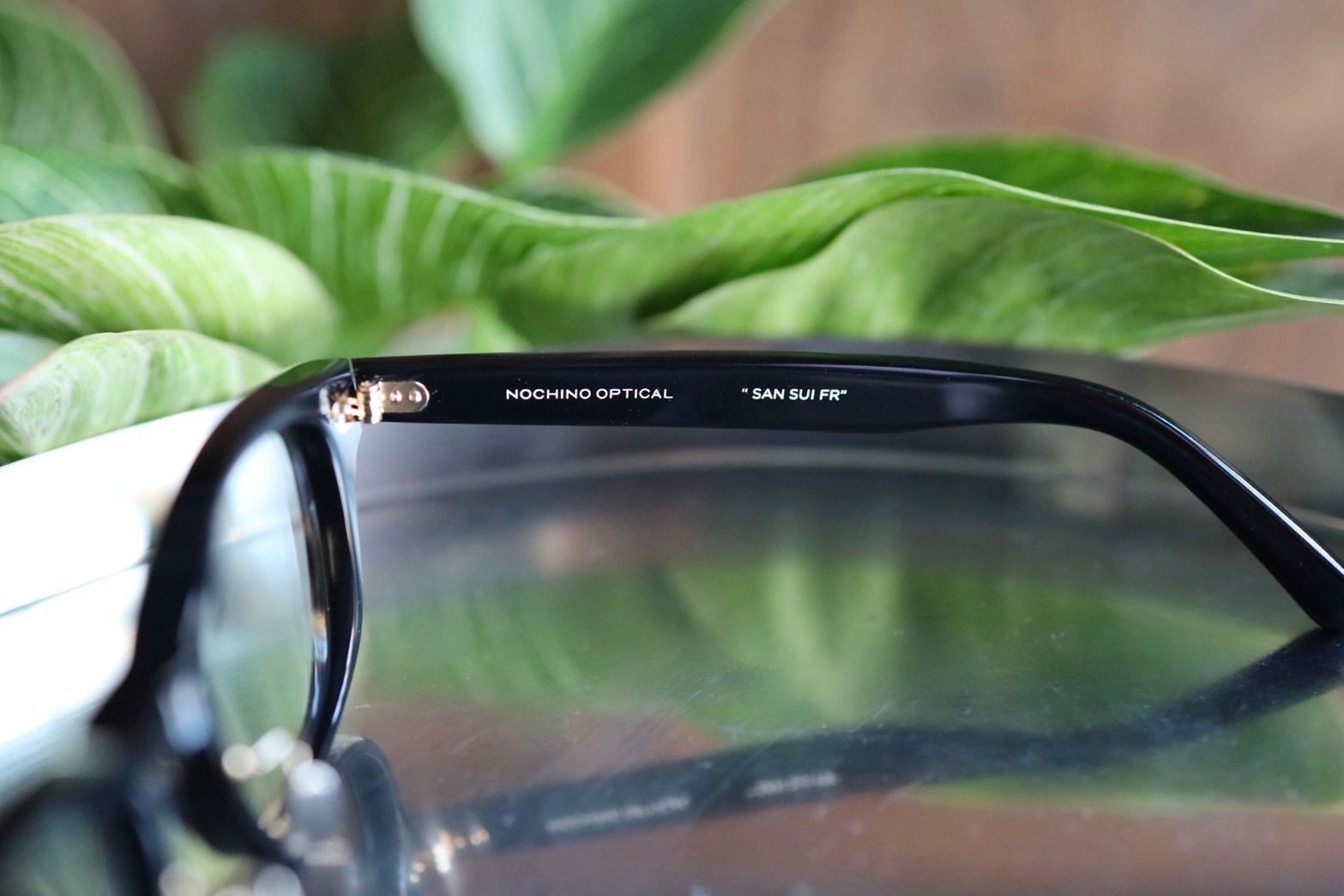 ノチノオプティカル "SANSUI FR" #2.GLOSS BLACK × GREY GREEN to GREY (調光モデル)☆11月22日(土)再入荷！
