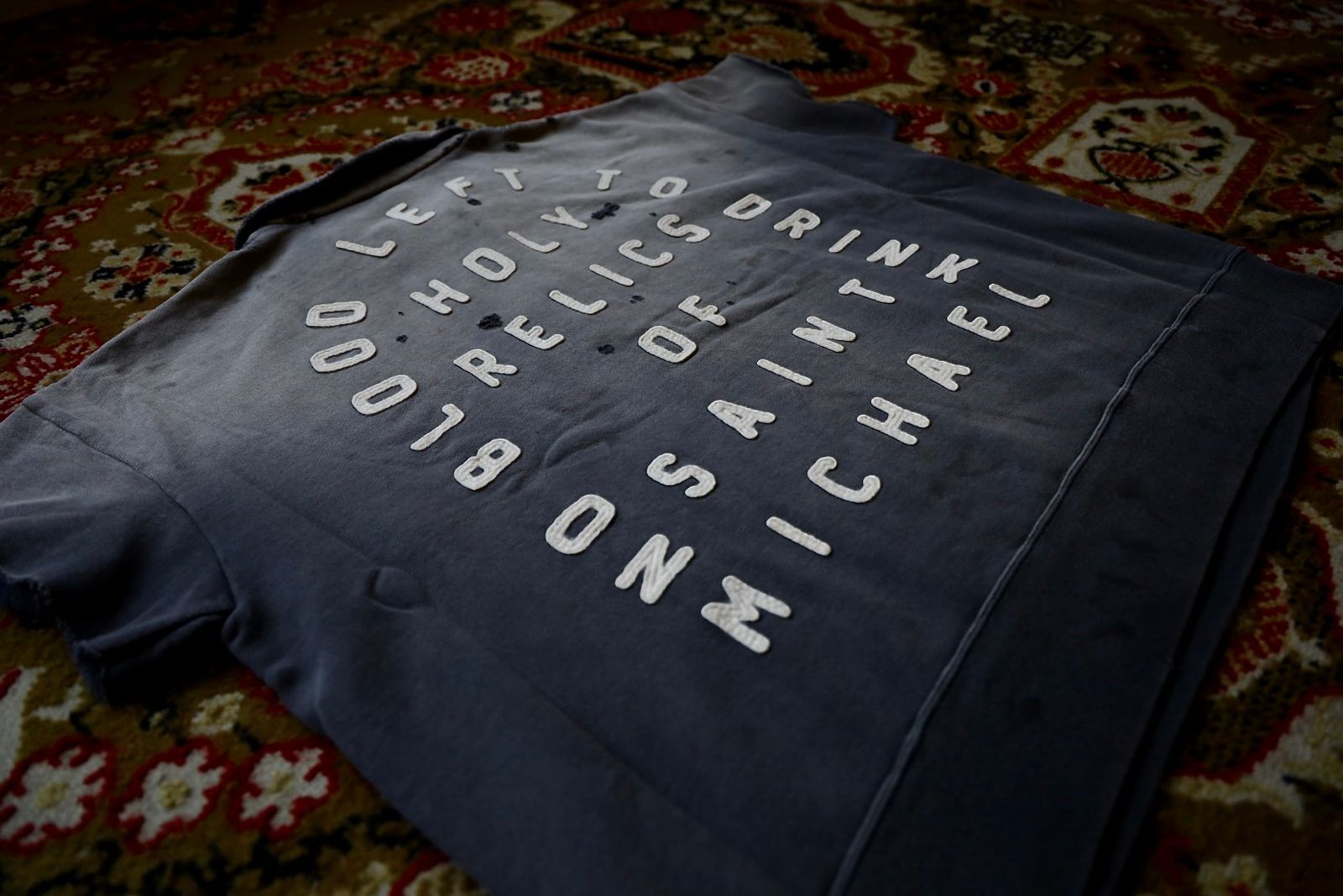 セントマイケル 26SS SAINT HALF ZIP SWEAT(SM-MK8-0000-052)CHARCOAL☆4月11日(土)発売！