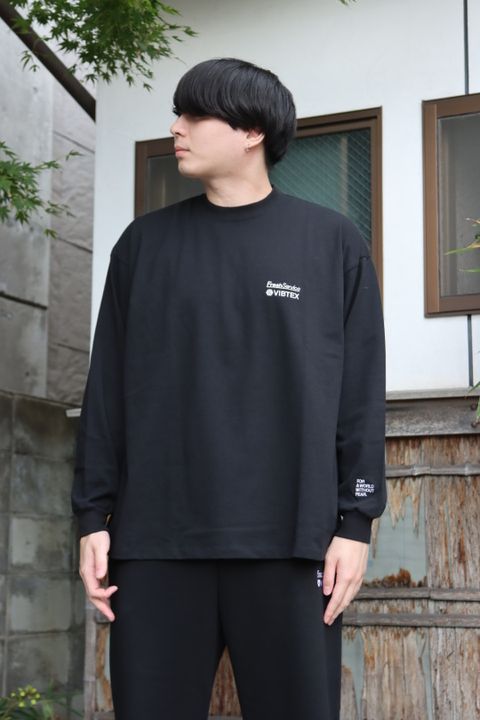VIBTEX for FreshService “L/S CREW NECK TEE” style.2022.10.21