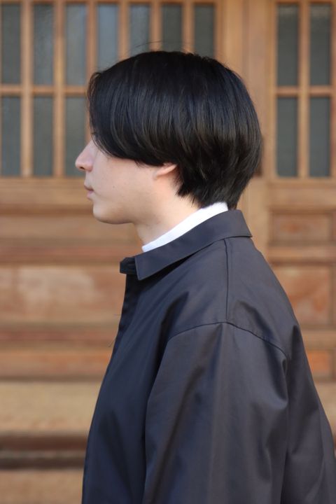 CIOTAスビンコットンギャバジンスウィングトップ"ネイビー"style.