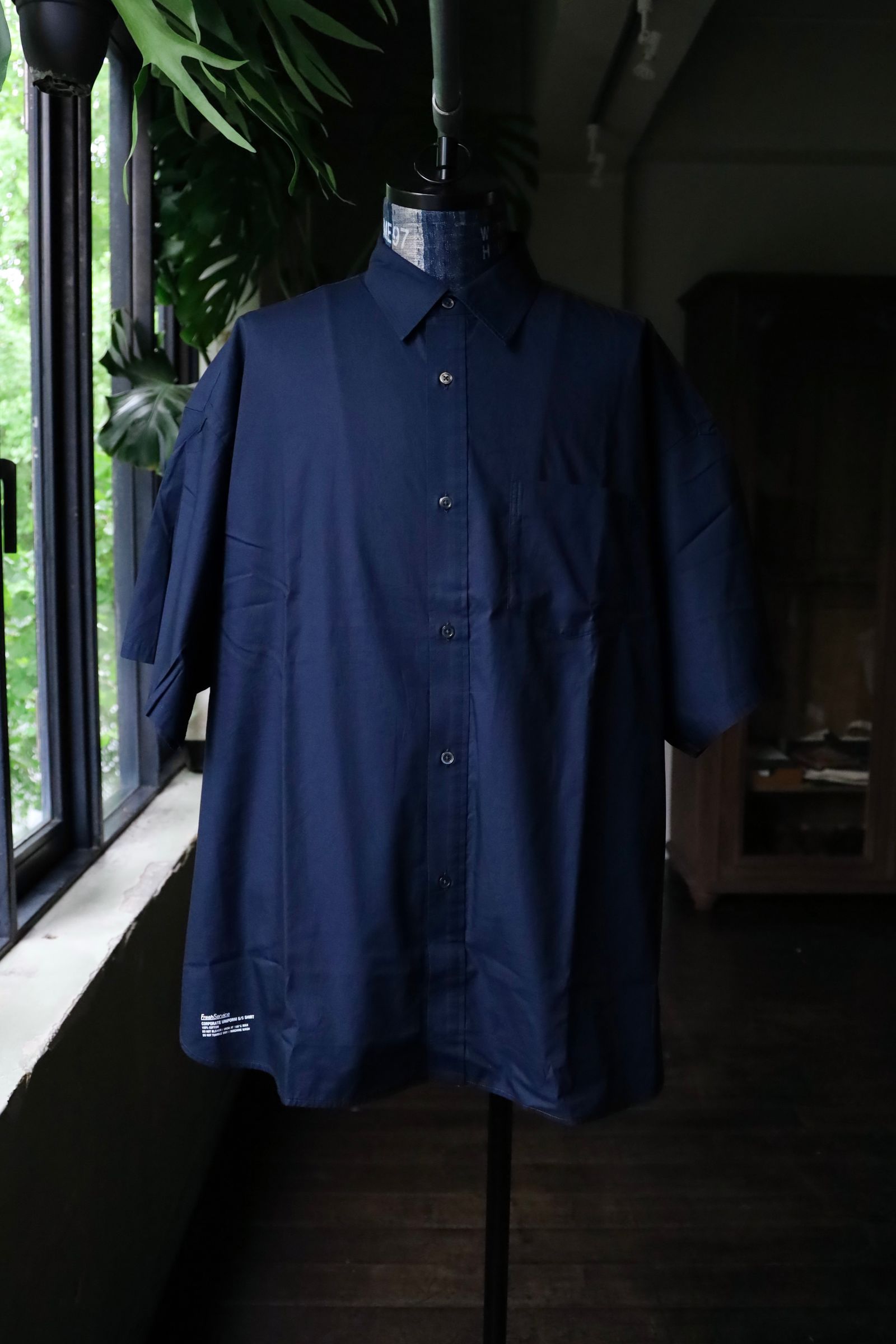 フレッシュサービス CORPORATE UNIFORM S/S SHIRT(FSC261-50103)NAVY☆3月20日(金)発売！