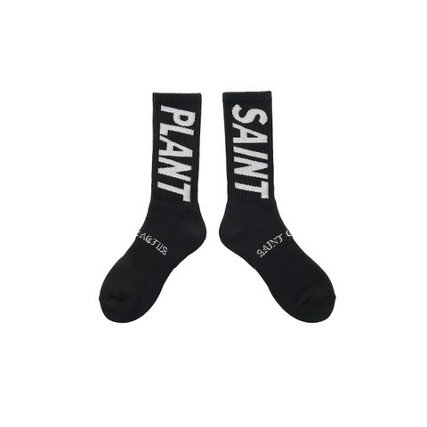 セントマイケル24AW SNT PLANT CP_SOCKS(SM-YS1-0000-C14)BLACK