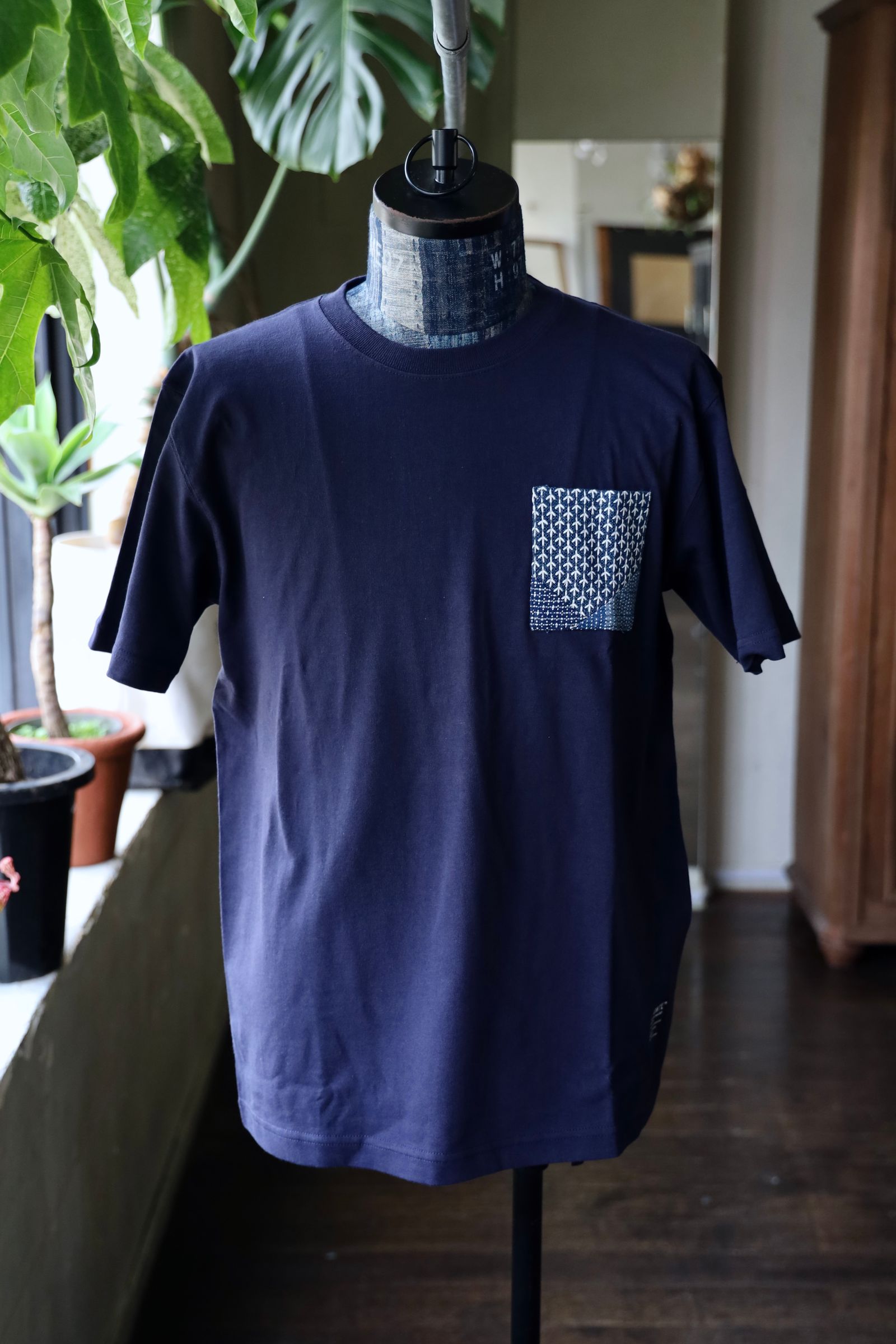 ファンダメンタル Tシャツ ORIGAMI TEE(FA25/TE11)NAVY