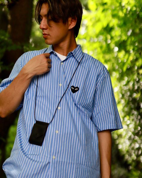PLAY COMME des GARCON 23SS STRIPE S/S SHIRT スタイル