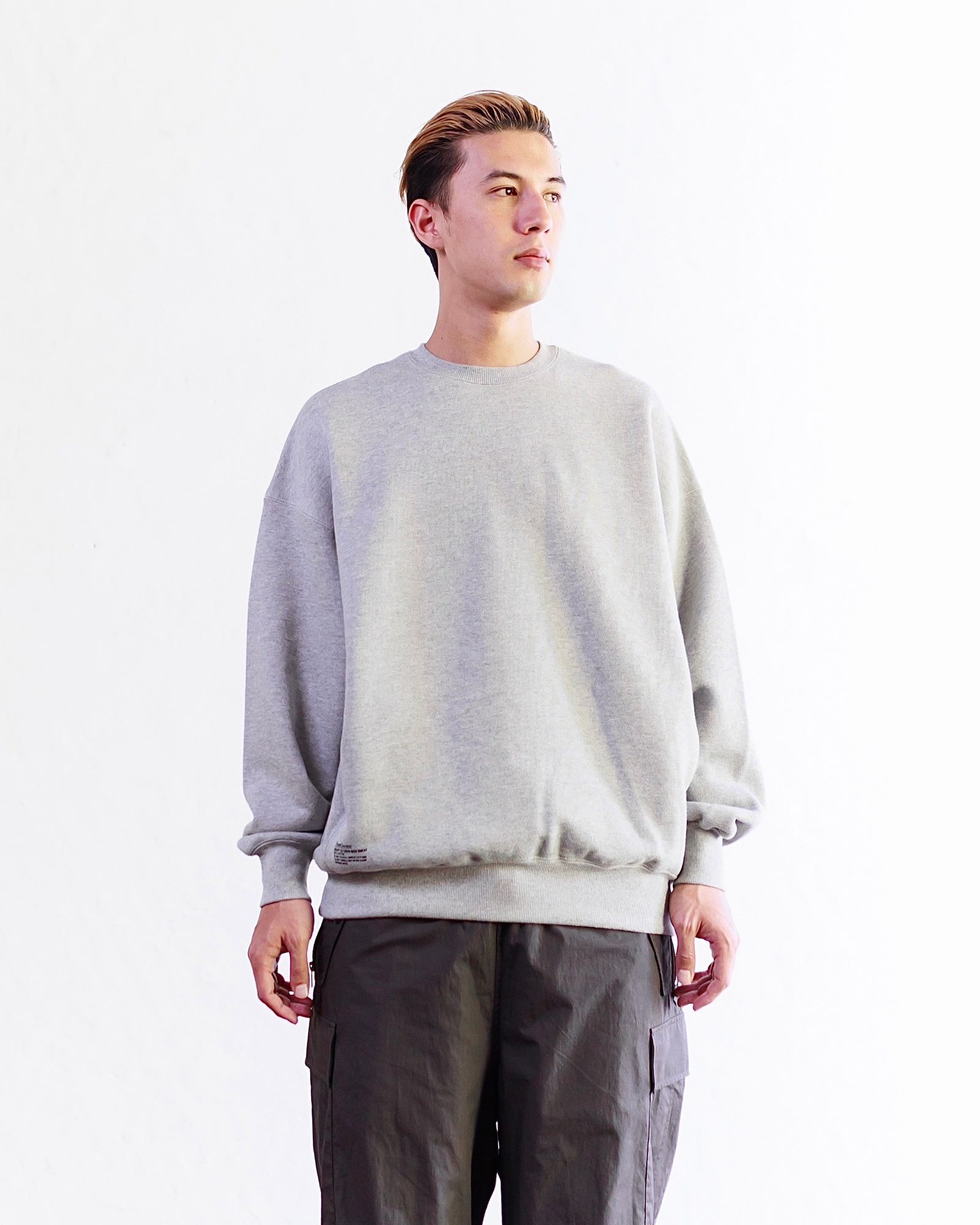 FreshService - フレッシュサービス HEAVY OZ CREW NECK SWEAT(FSC244-70160)H.GRAY | mark