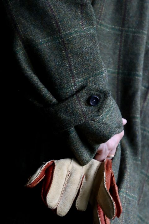 アプレッセ22FW Tweed Balmacaan Coatスタイル2022.10.1.