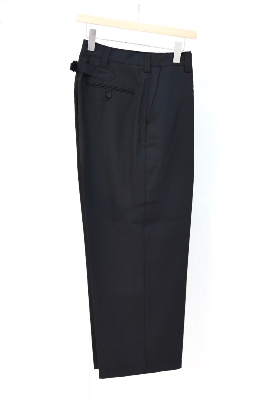 コムデギャルソンオム26SS ウールポプリンパンツ(HQ-P004-051)BLACK☆2月6日(金)発売！