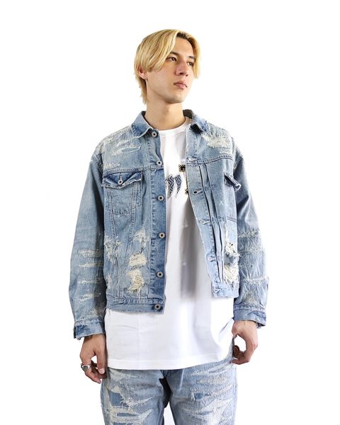FDMTL 24SS DENIM JACKET 10YR WASH style 2024.4.14
