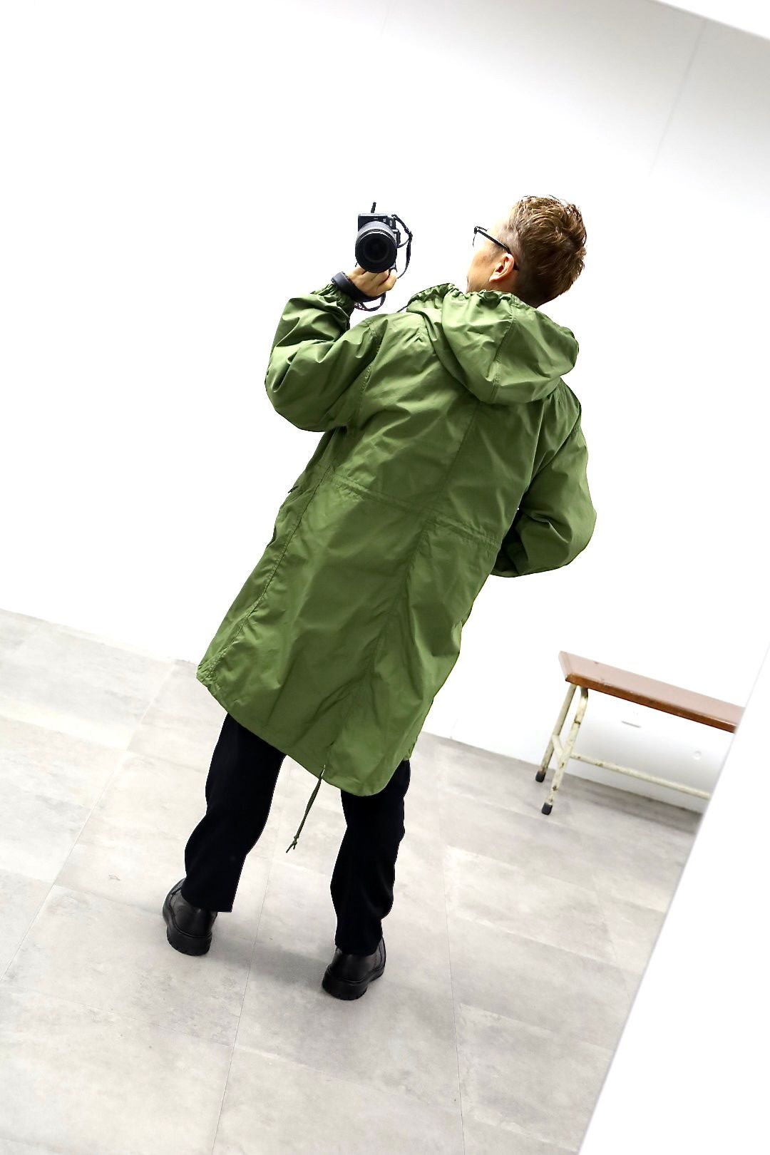COMME des GARCONS HOMME 26FW リバーシブルモッズコートスタイル