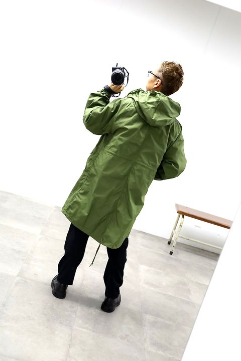 COMME des GARCONS HOMME 26FW リバーシブルモッズコートスタイル