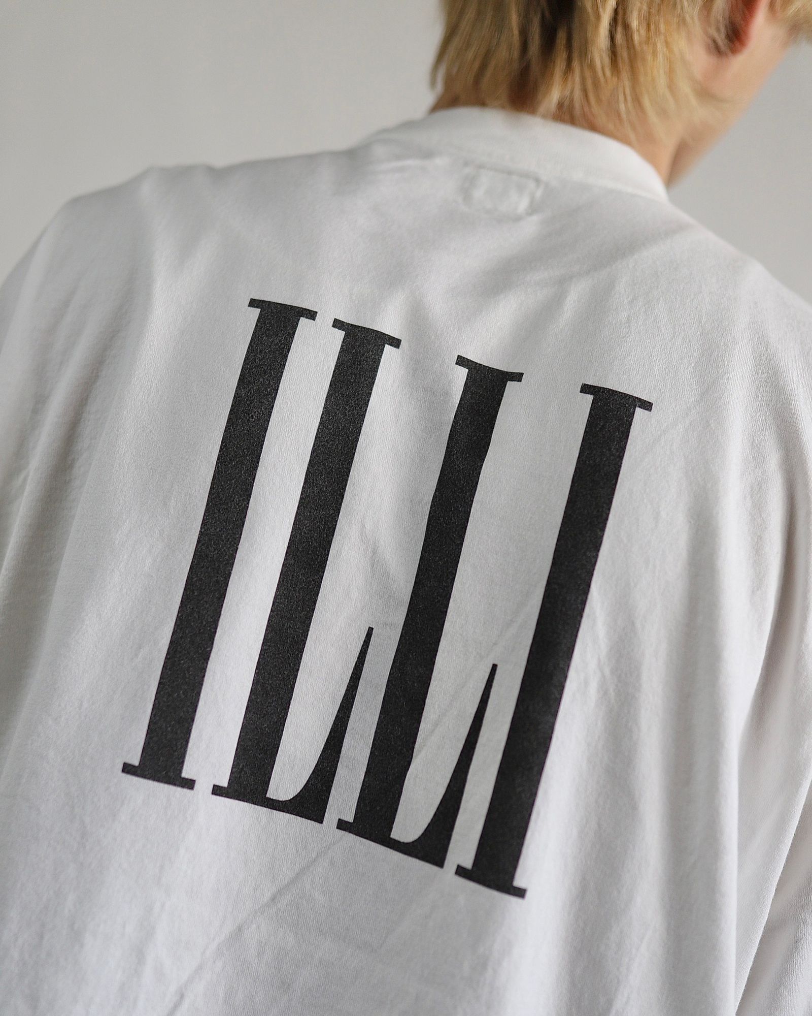 ブラームスルーツストック24SS blurhms NOISE ROCK Print Tee