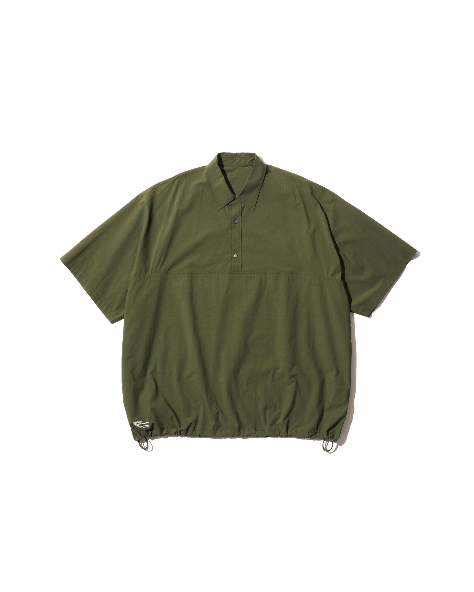 フレッシュサービス CRISP COTTON ANORAK S/S SHIRT(FSC261-50248)KHAKI☆3月14日(土)発売！