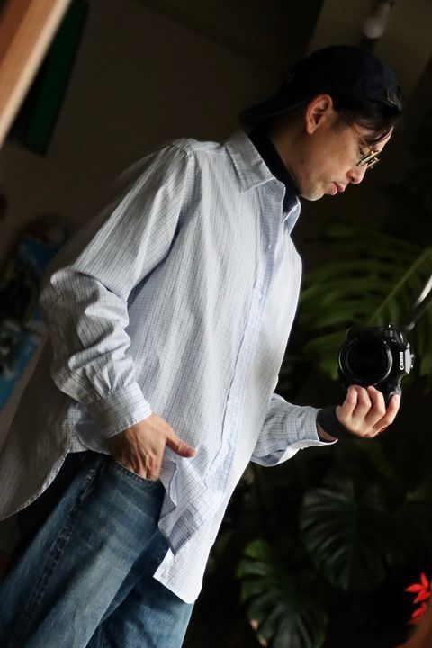 A.PRESSE Regular Collar Shirtスタイル