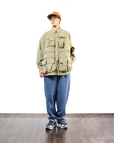 FreshService CORPORATE EASY DENIM PANTS"DARK BLUE"スタイル
