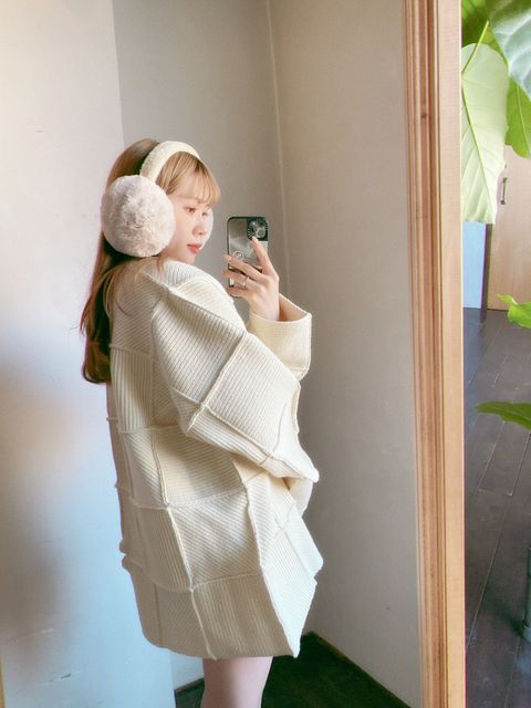 YOKE 24SS PATCHWORK RIB SWEATER style.2023.12.23