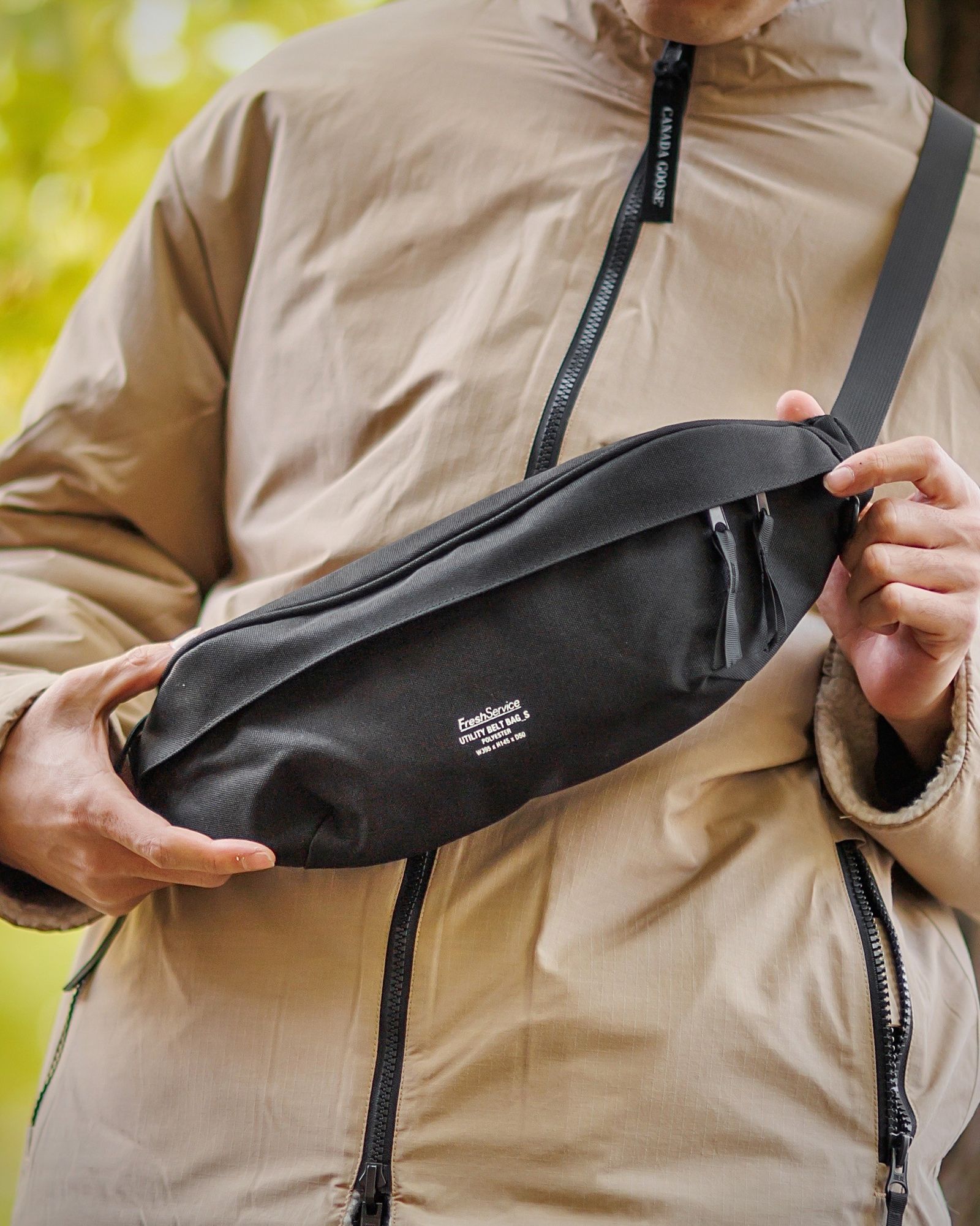 フレッシュサービス バッグUTILITY BELT BAG_SMALL  (BLACK)☆8月2日(土)再入荷！