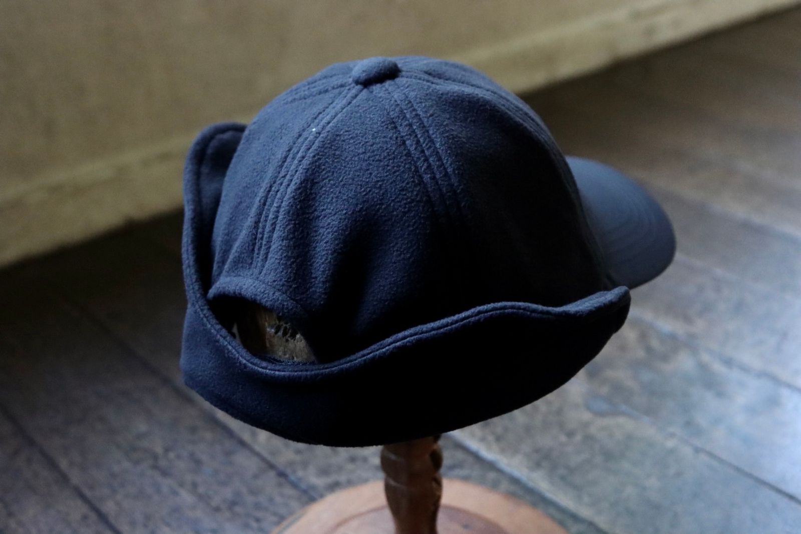 セダンオールパーパスFW23 Arch Logo Ear Flap Fleece Cap(SD23F-CP05)Black x Black☆10月28日(土)発売！