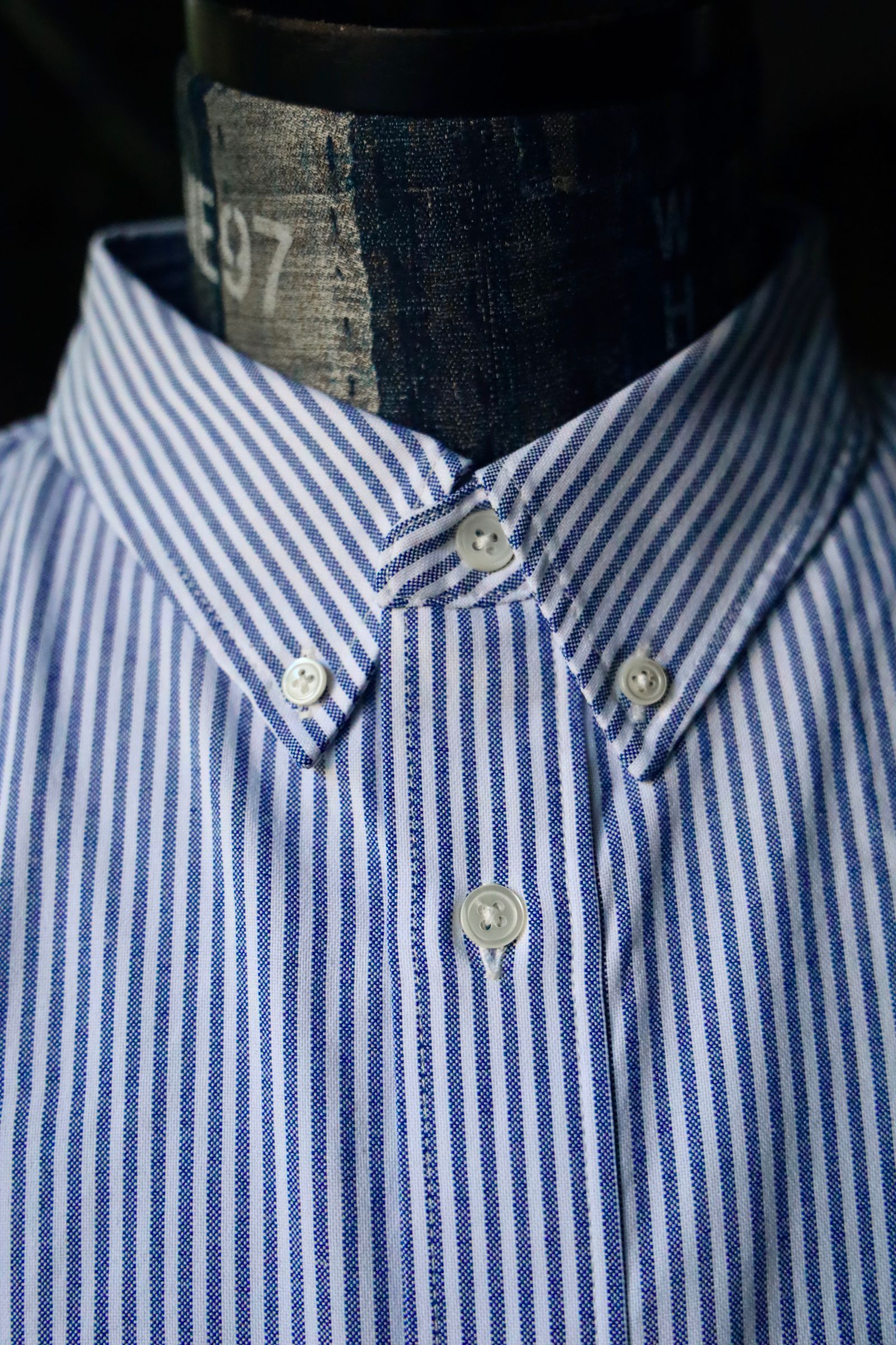 フレッシュサービス DRY OXFORD CORPORATE L/S B.D.SHIRT(BLUE STRIPE)☆1月25日(土)発売！