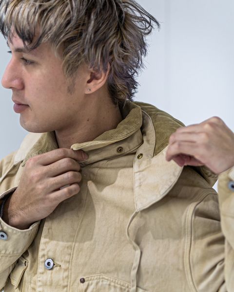A.PRESSE 新作 Vintage Silk Hemp Coverall Jacket1月24日(土)新作発売！